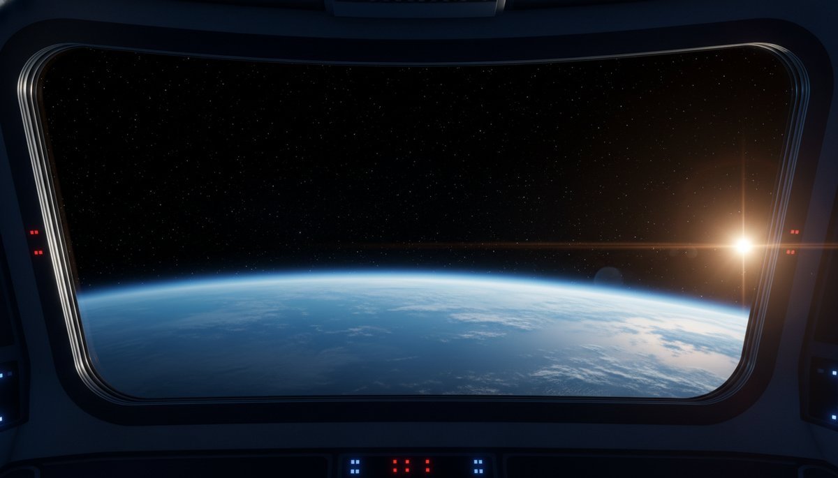 Curvatura visible de la Tierra desde altitud suborbital con horizonte arqueado y atmósfera azul